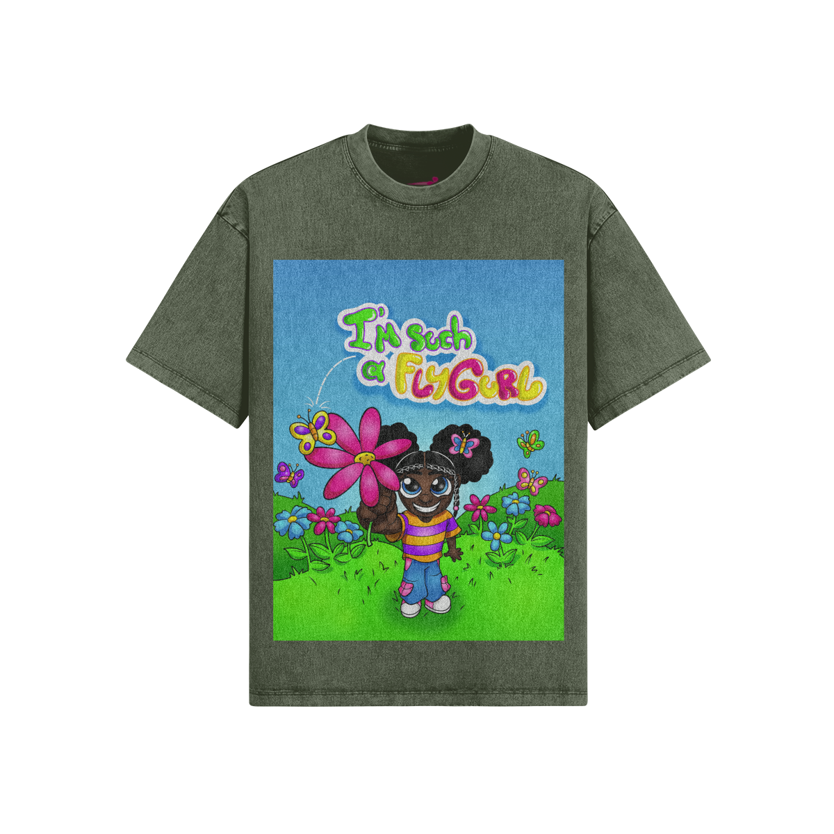Such a FlyGurl | 285GSM Snow Wash Tee