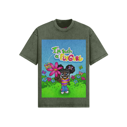 Such a FlyGurl | 285GSM Snow Wash Tee