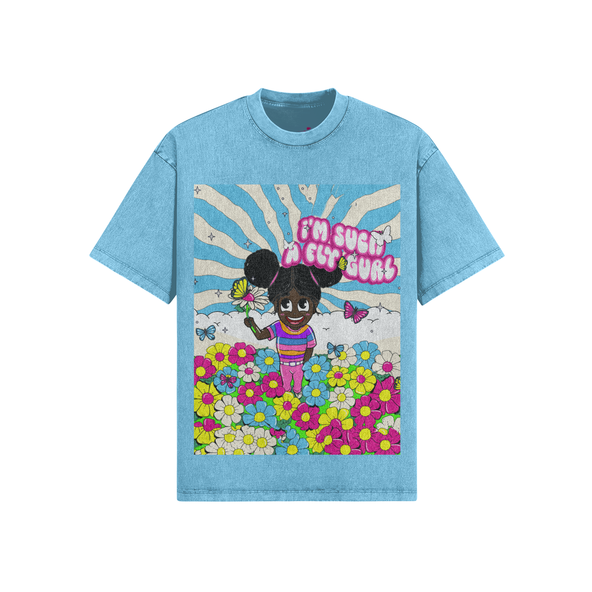FlyGurl | 285GSM Snow Wash Tee