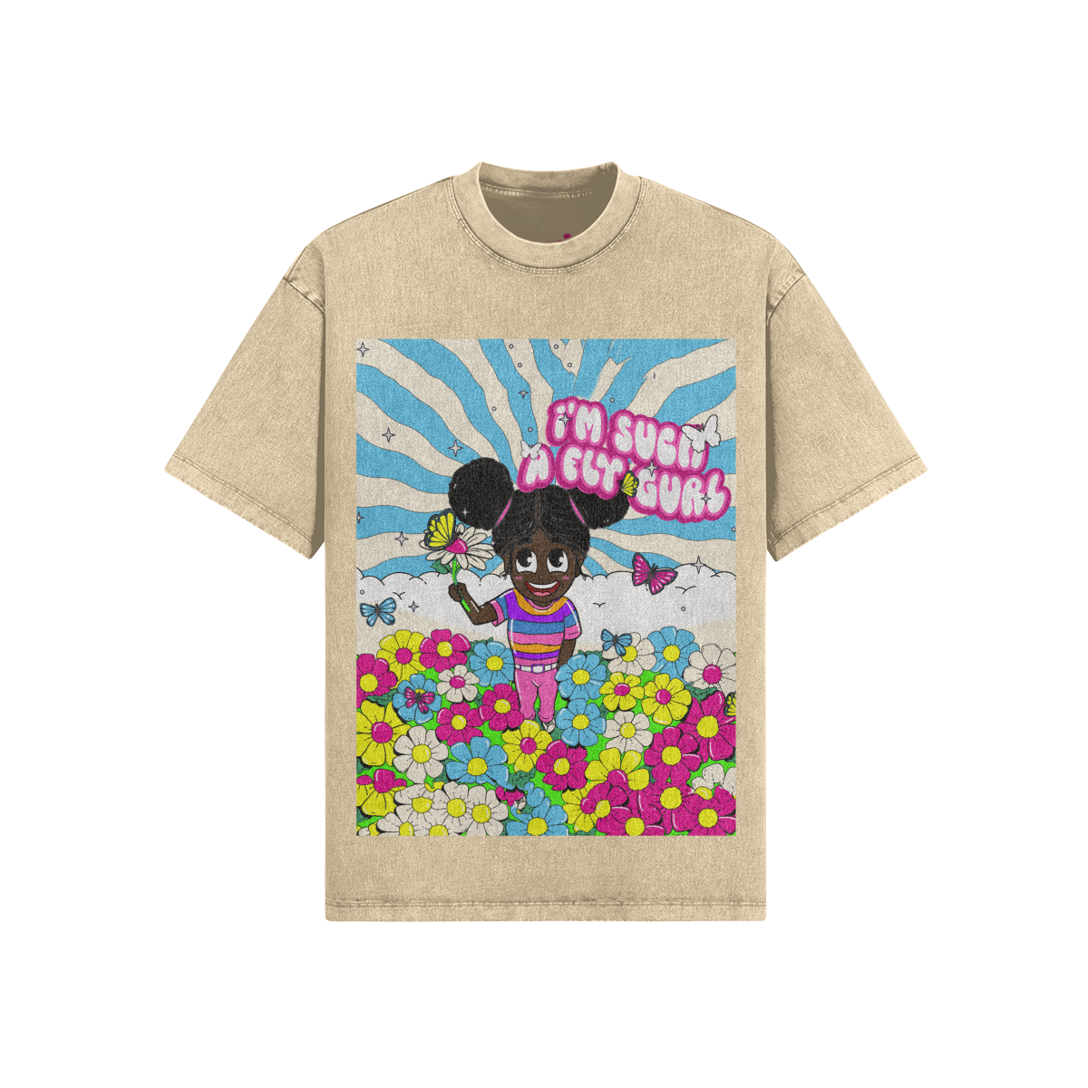 FlyGurl | 285GSM Snow Wash Tee