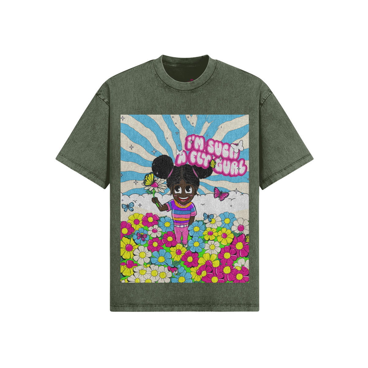 FlyGurl | 285GSM Snow Wash Tee