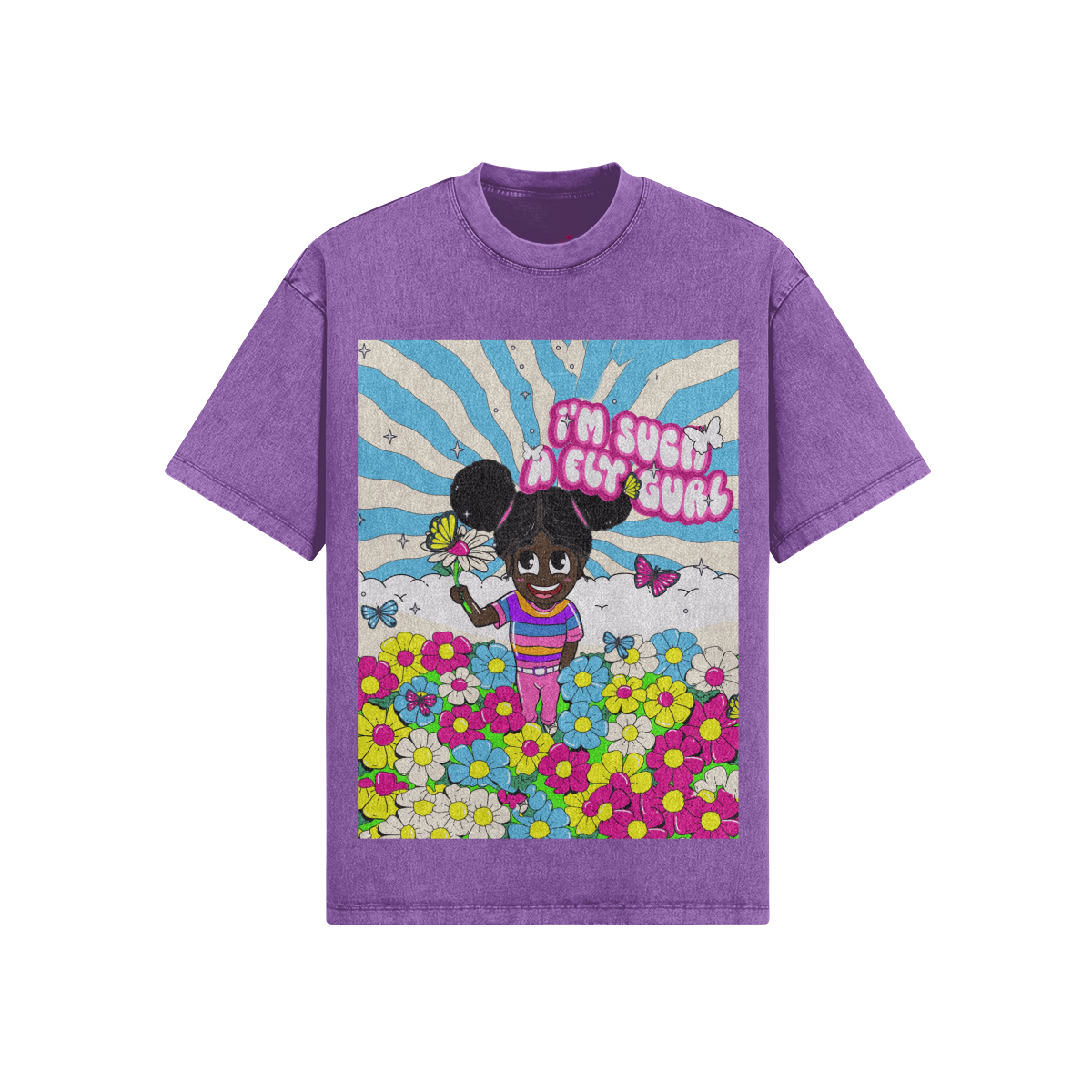 FlyGurl | 285GSM Snow Wash Tee