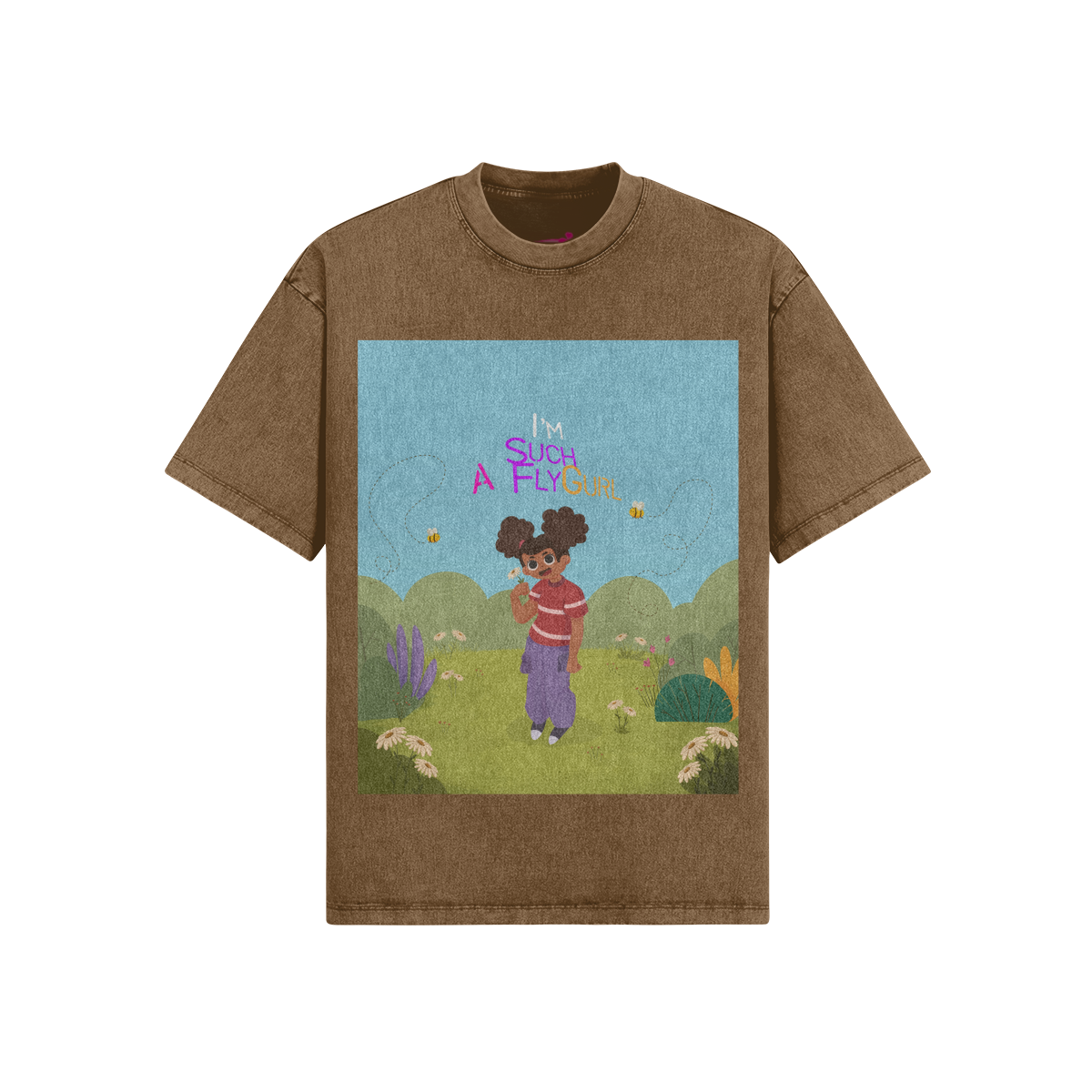 I'm Such A FlyGurl | 285GSM Snow Wash Tee