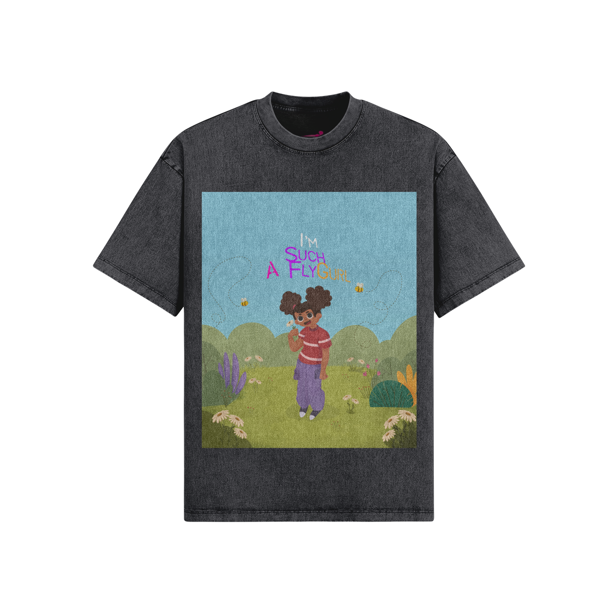 I'm Such A FlyGurl | 285GSM Snow Wash Tee