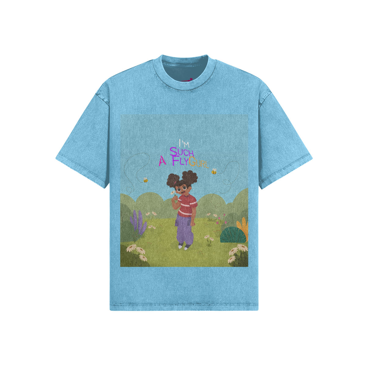 I'm Such A FlyGurl | 285GSM Snow Wash Tee