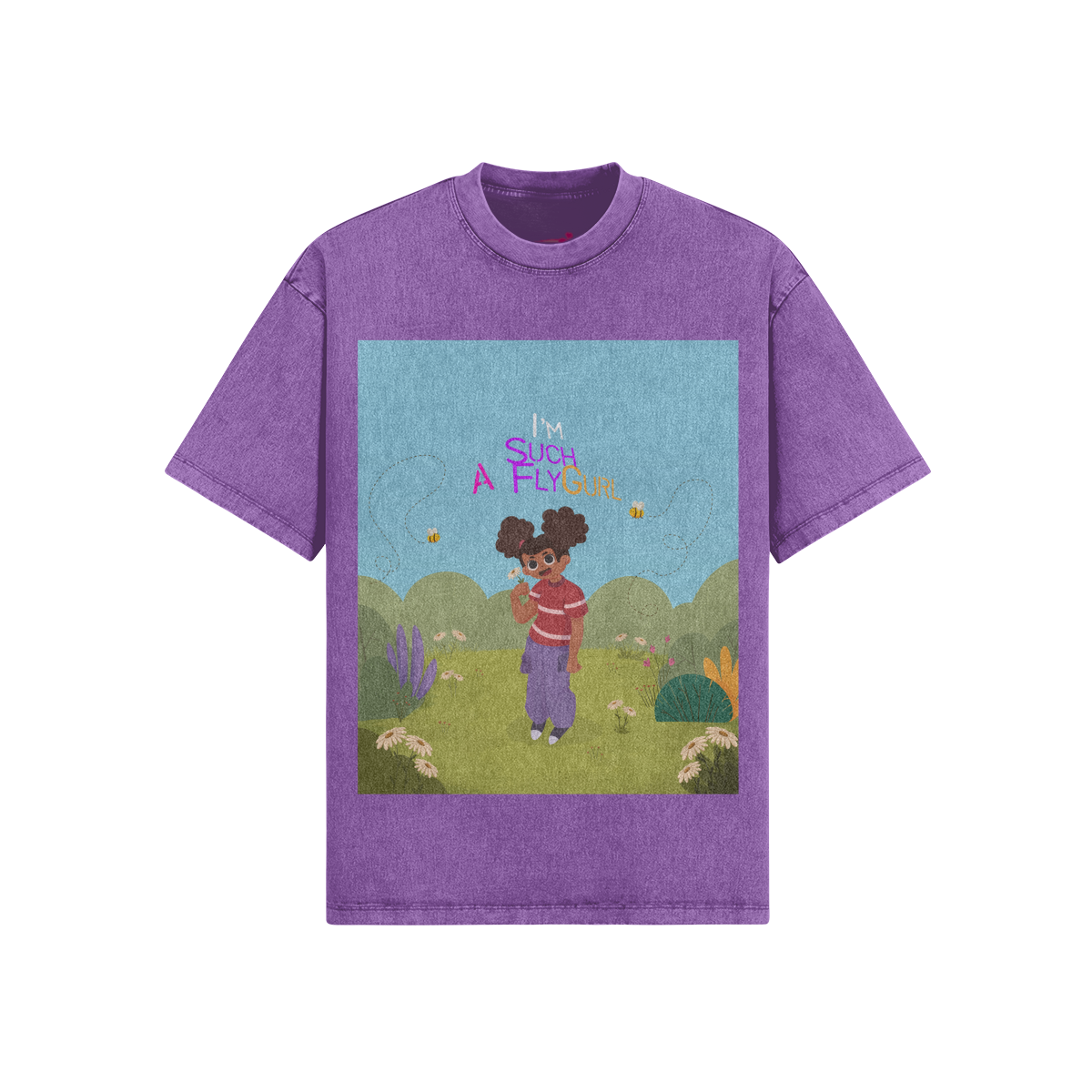 I'm Such A FlyGurl | 285GSM Snow Wash Tee