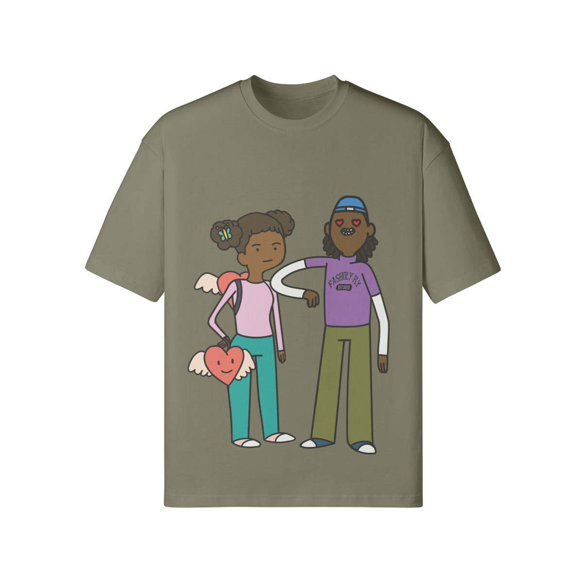 FasholyTime! |190GSM [Loose Fit Tee]