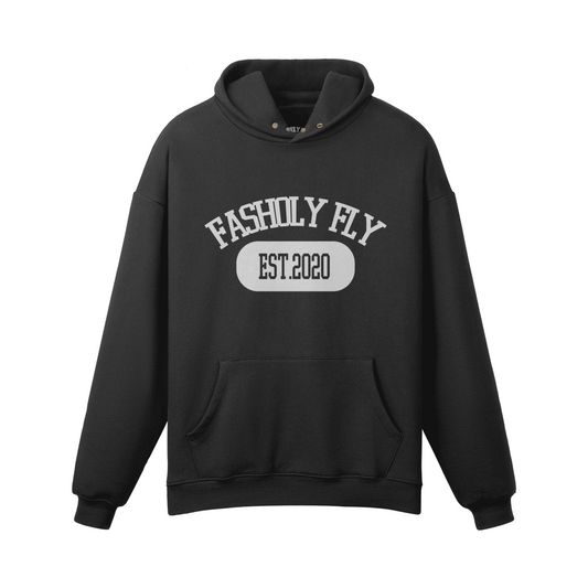 Fasholy Fly University | 380GSM Snap Collar Hoodie