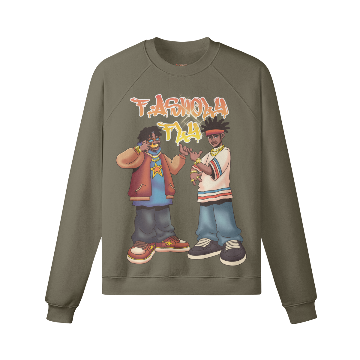 DRIPSTAR | 380GSM Fleece-lined Sweatshirt
