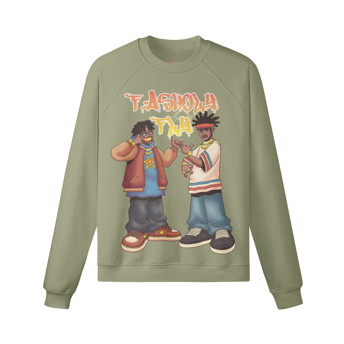 DRIPSTAR | 380GSM Fleece-lined Sweatshirt