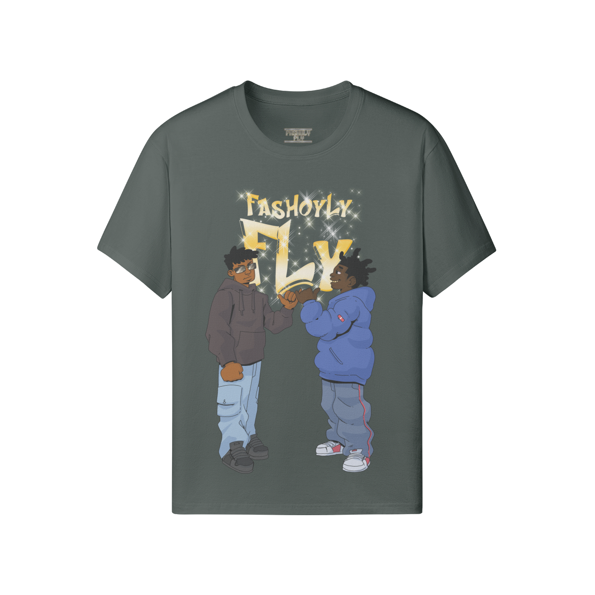 FasholyFly GUYZ | 180GSM [Basic Tee]