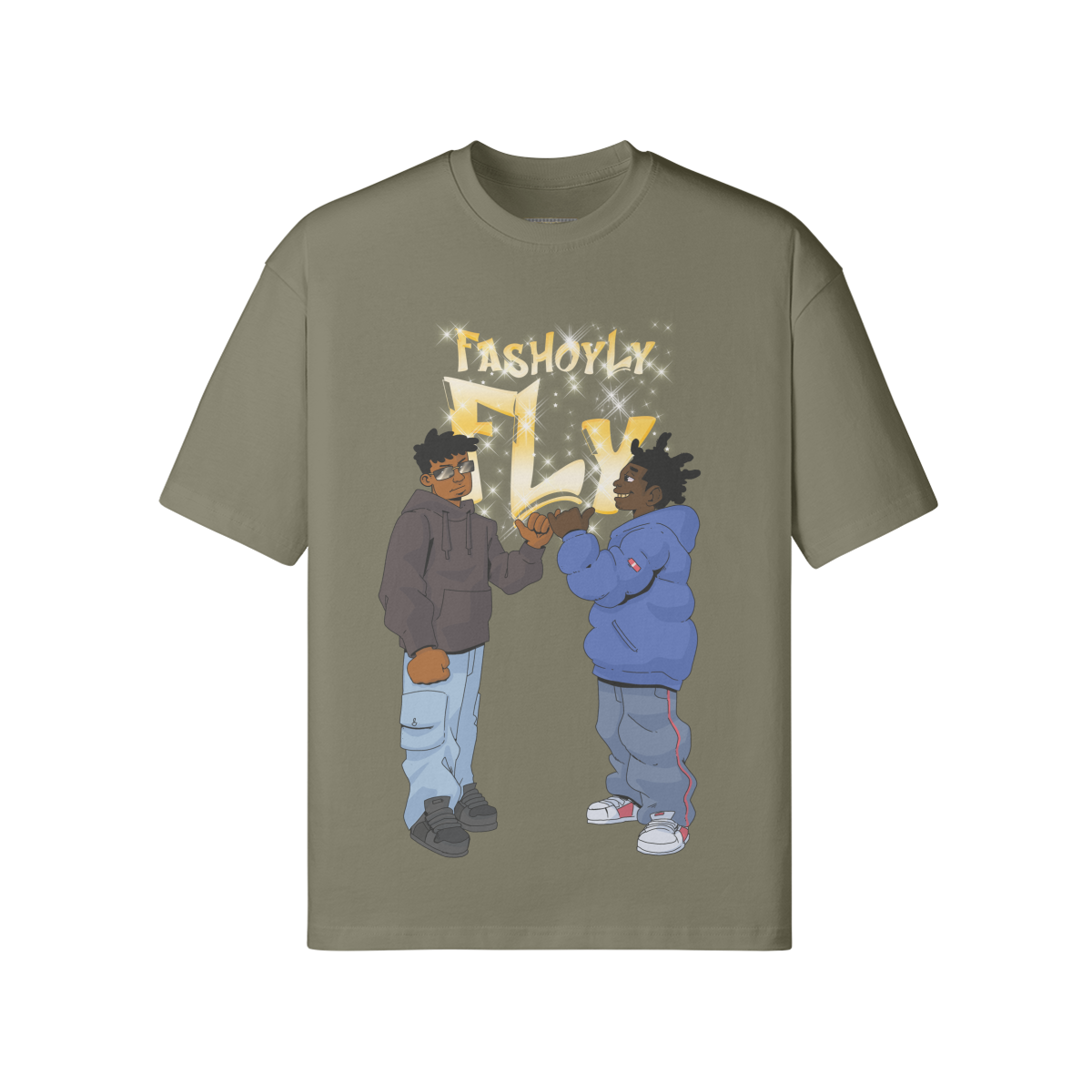 FasholyFly GUYZ | 190GSM [Loose Fit Tee]