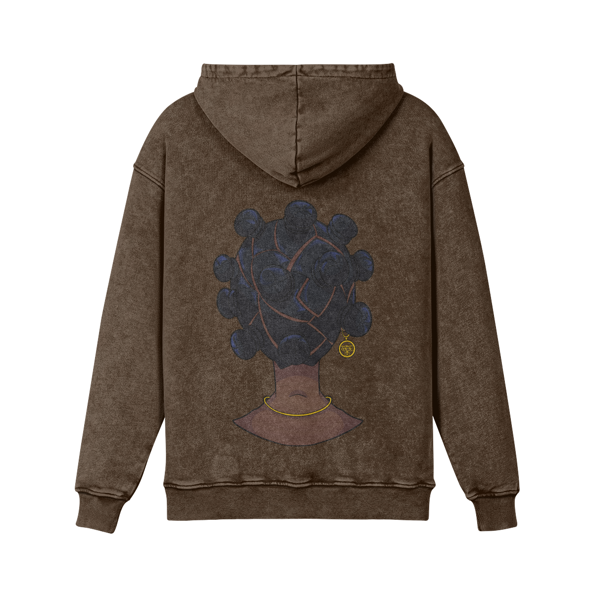 BANTU BADDIE | 440GSM Faded Hoodie