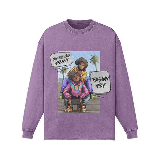 BMH "LovelyDayz" | 260GSM (Faded Long Sleeve Tee)