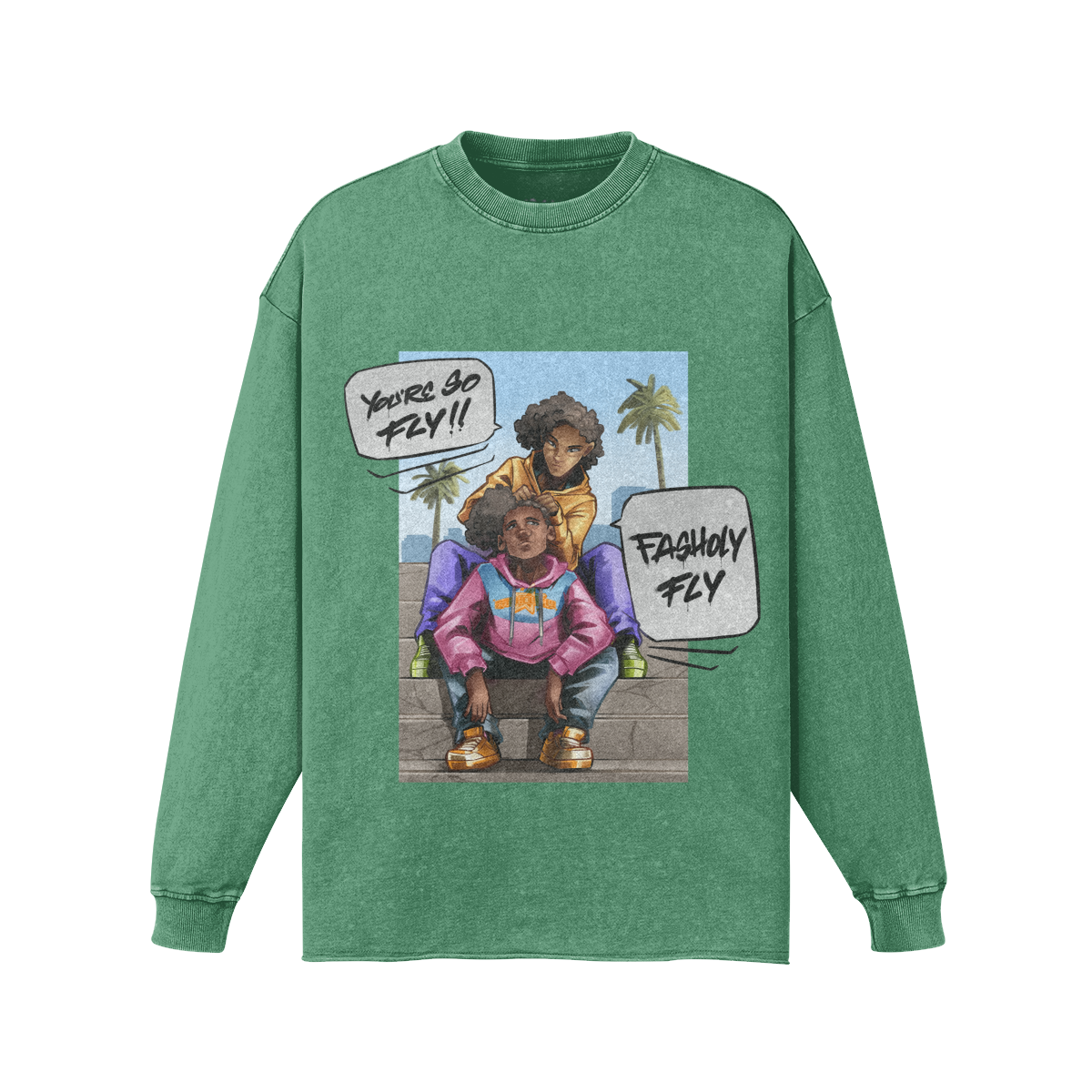 BMH "LovelyDayz" | 260GSM (Faded Long Sleeve Tee)